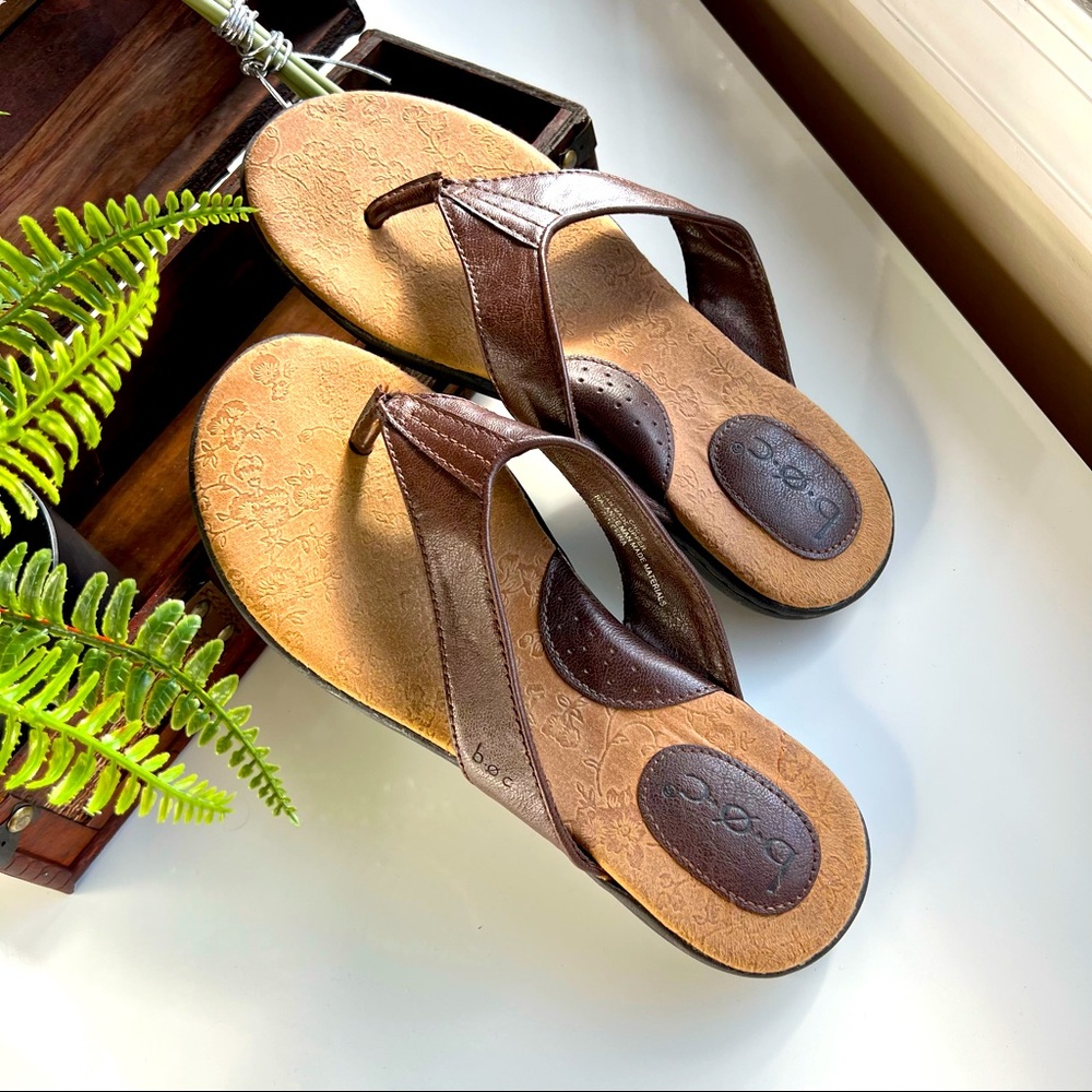 BOC brown leather sandals. Size 9M